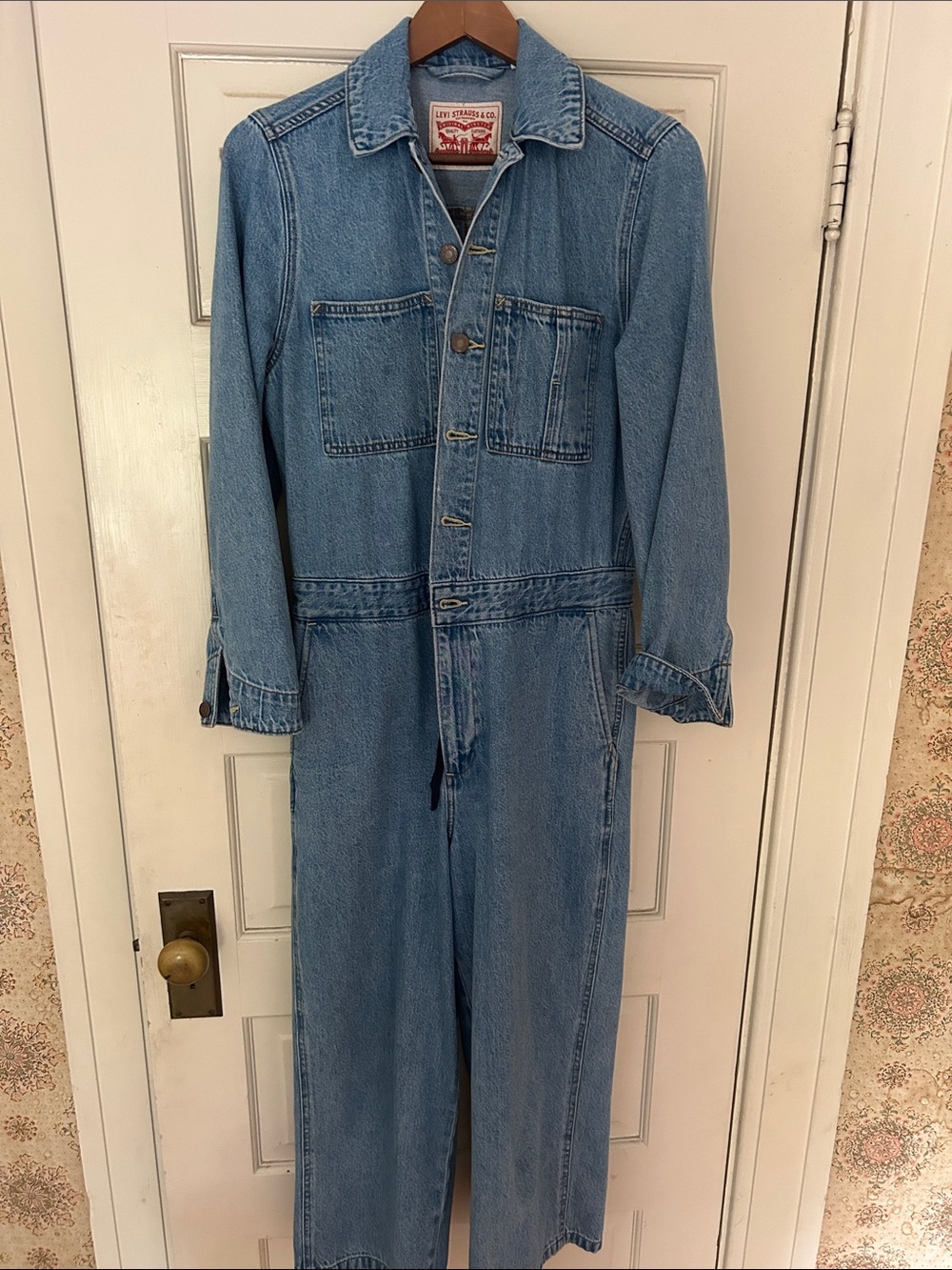 Levi's Light Blue Denim Jumpsuit